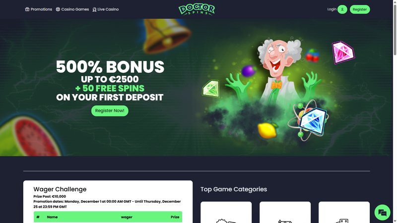 Dr spins casino in United Kingdom
